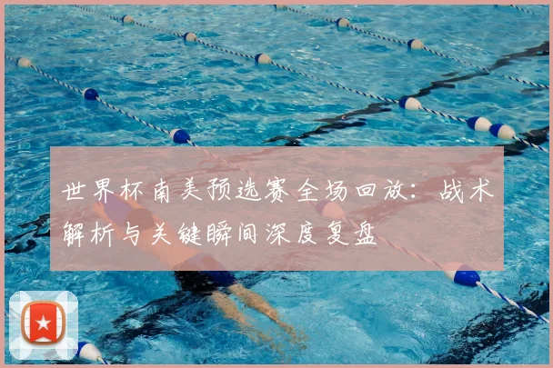 世界杯南美预选赛全场回放:战术解析与关键瞬间深度复盘