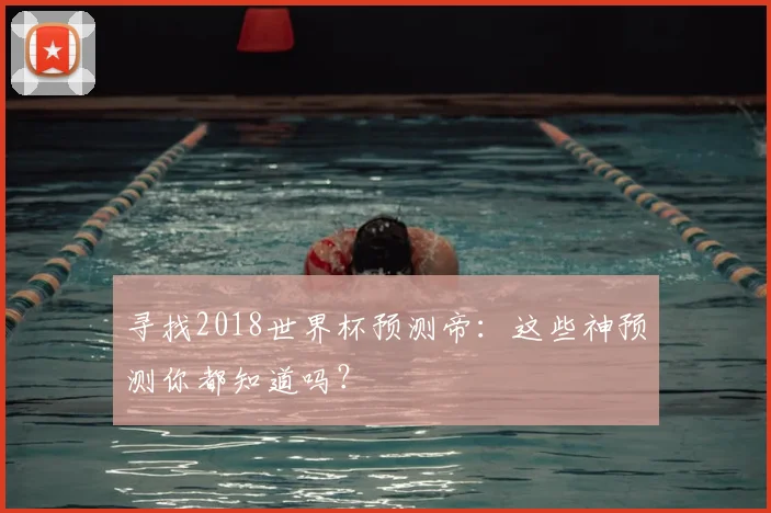 寻找2018世界杯预测帝:这些神预测你都知道吗?